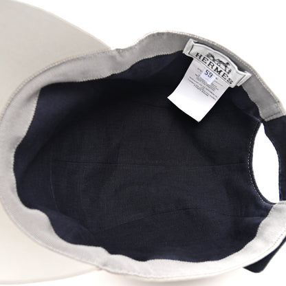 Hermes Stretch Cotton Lambskin Nevada Puzzle Equestre Hat 59 Pierre 7 of 8