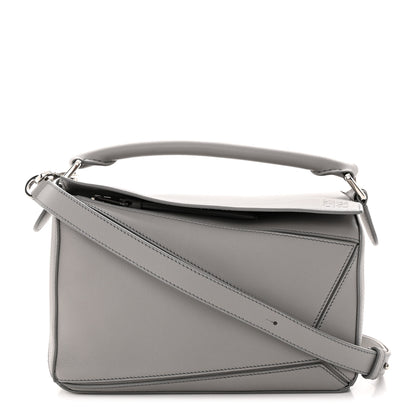 Loewe Calfskin Small Puzzle Bag Gunmetal 1 of 9