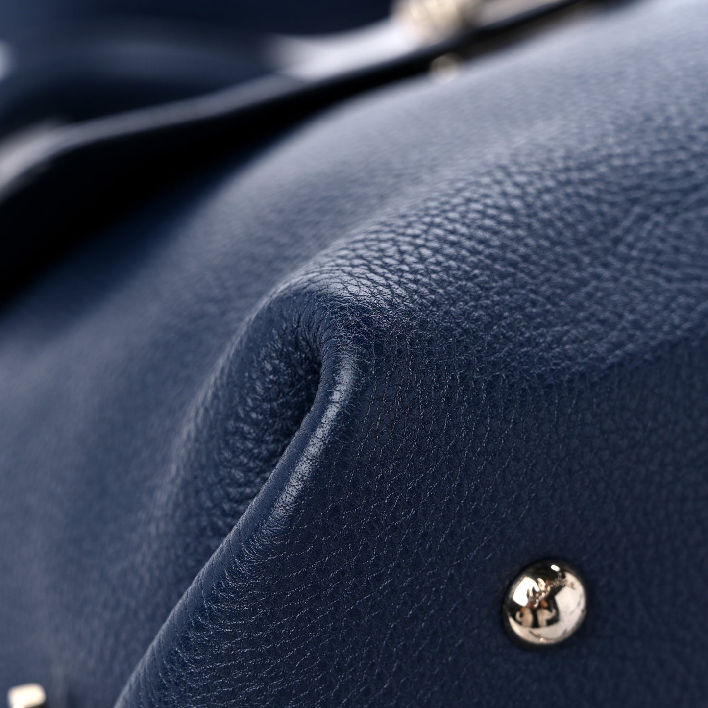 Calfskin Medium Sofia Satchel Navy