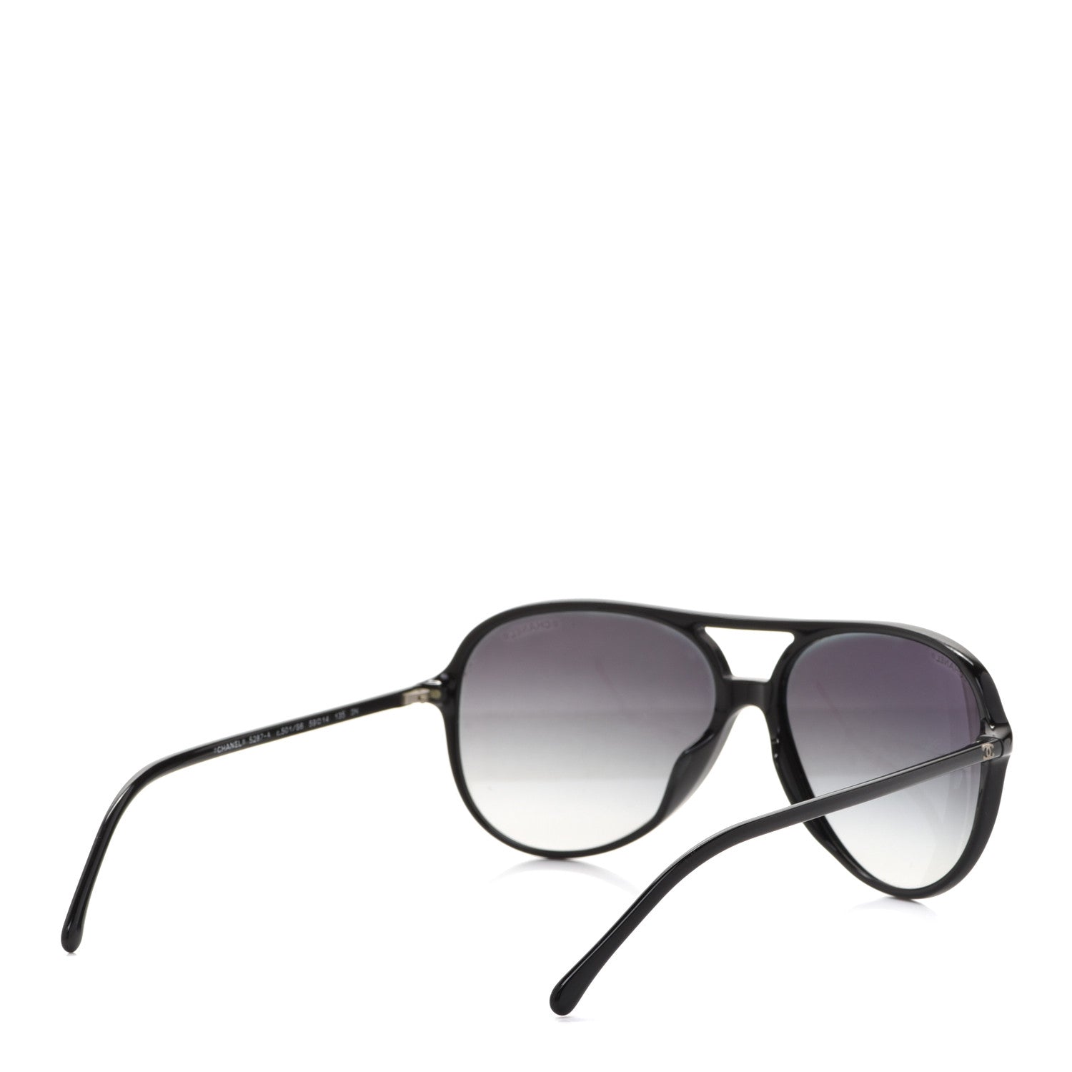 Chanel Aviator Sunglasses 5287 Black 4 of 9