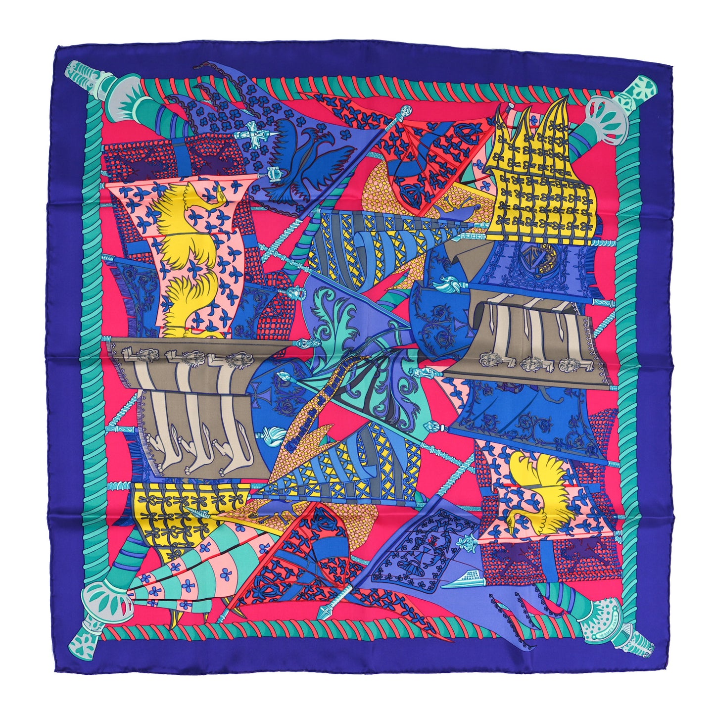 Silk Etendards et Bannieres Scarf 90