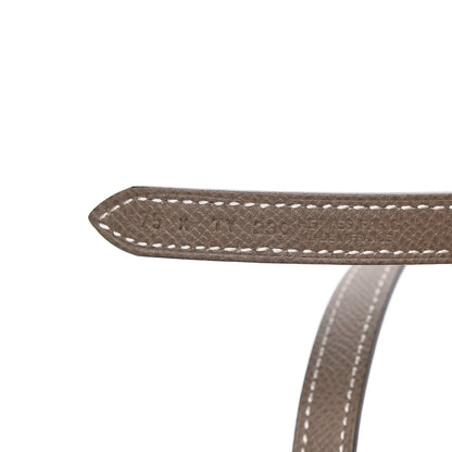 Hermes Epsom 13mm Focus Belt 75 Etoupe White 4 of 5