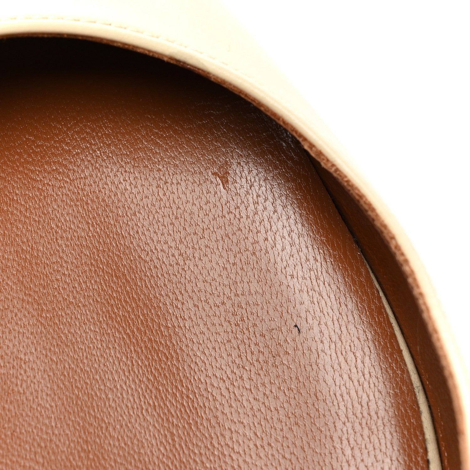 Saint Laurent Calfskin Opyum 85 Slingback Pumps 40 Real Beige 11 of 12