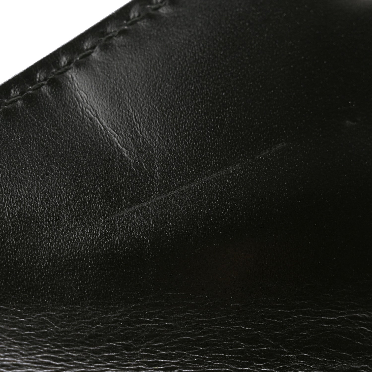 Prada Spazzolato Metal Envelope Compact Wallet Black 8 of 8