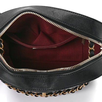 Chanel Goatskin Quilted Chanel 19 Camera Case Black 5 of 11