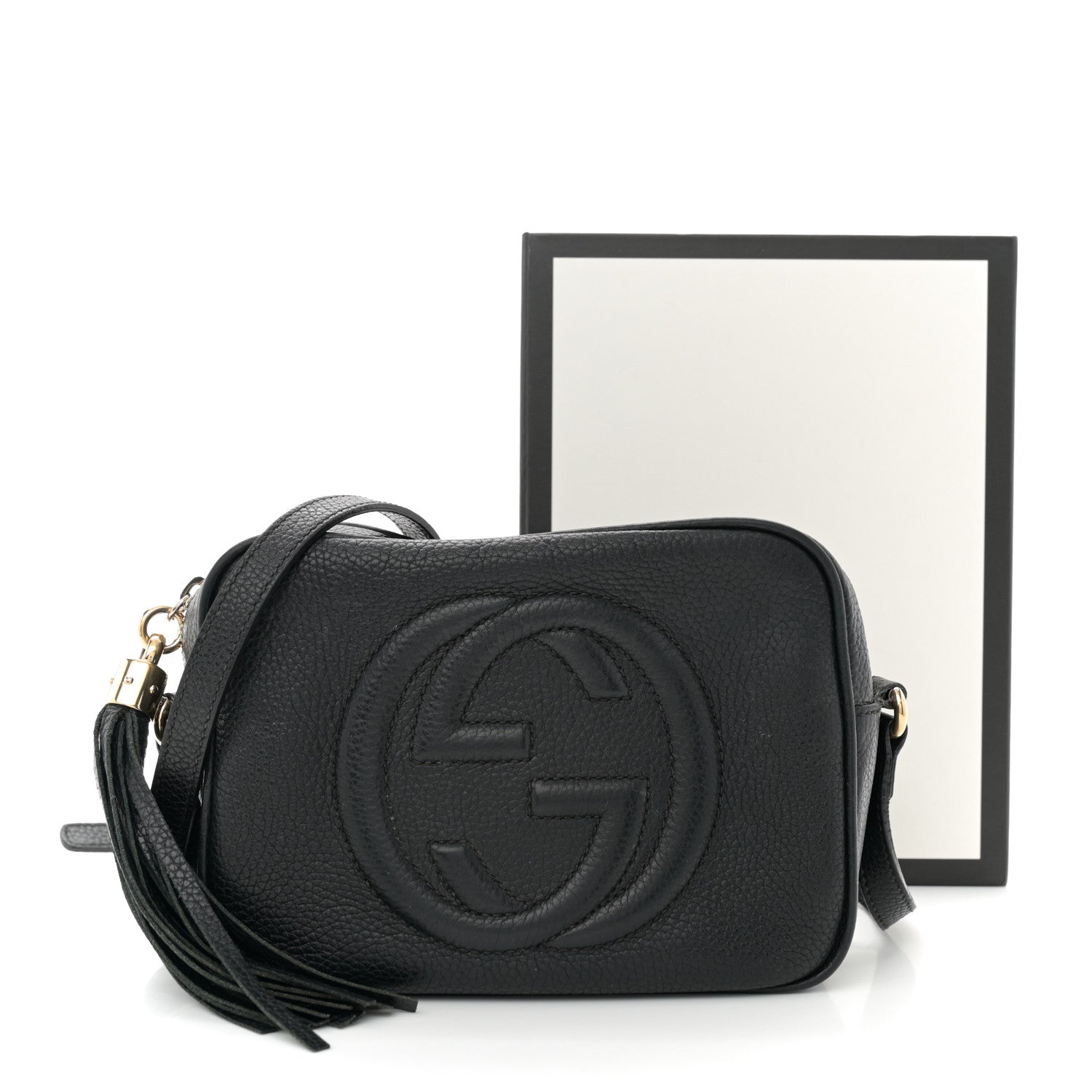 Gucci Pebbled Calfskin Small Soho Disco Bag Black 15 of 15