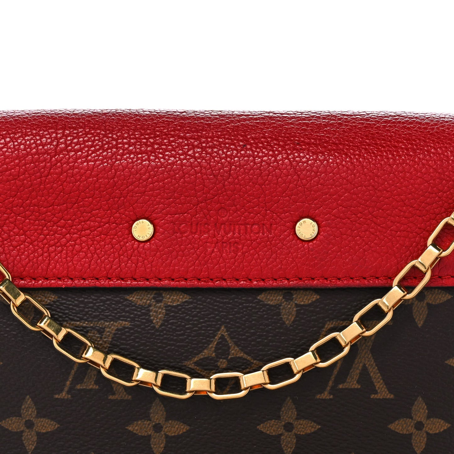 Monogram Pallas Chain Cherry
