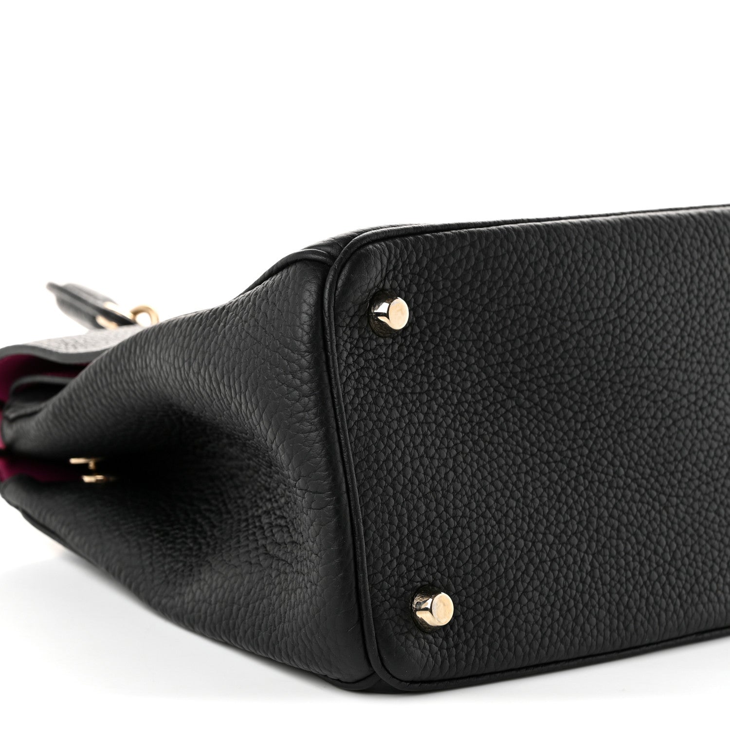 Christian Dior Bullcalf Small Be Dior Flap Black Fraise 8 of 9