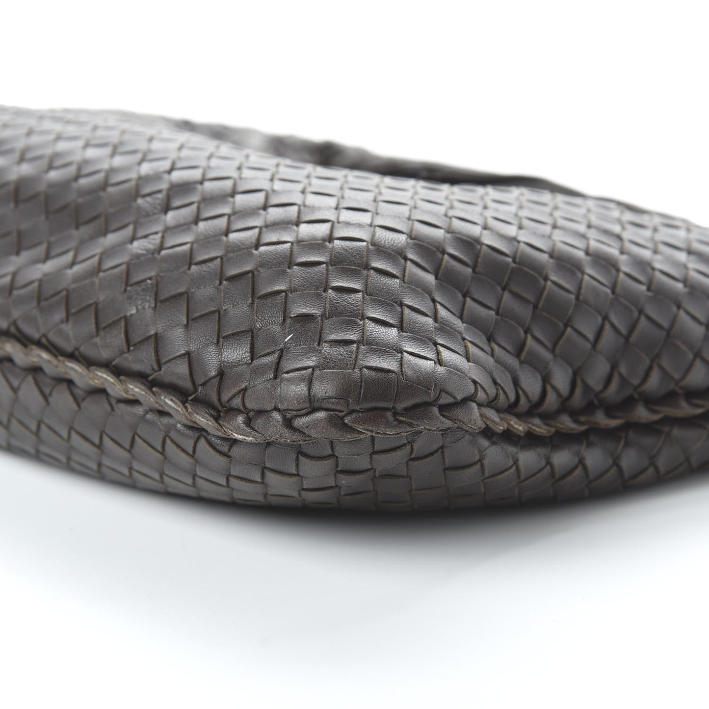 Nappa Intrecciato Medium Veneta Hobo Ebano