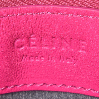 Celine Lambskin Small Trio Crossbody Bag Fluo Pink 7 of 10