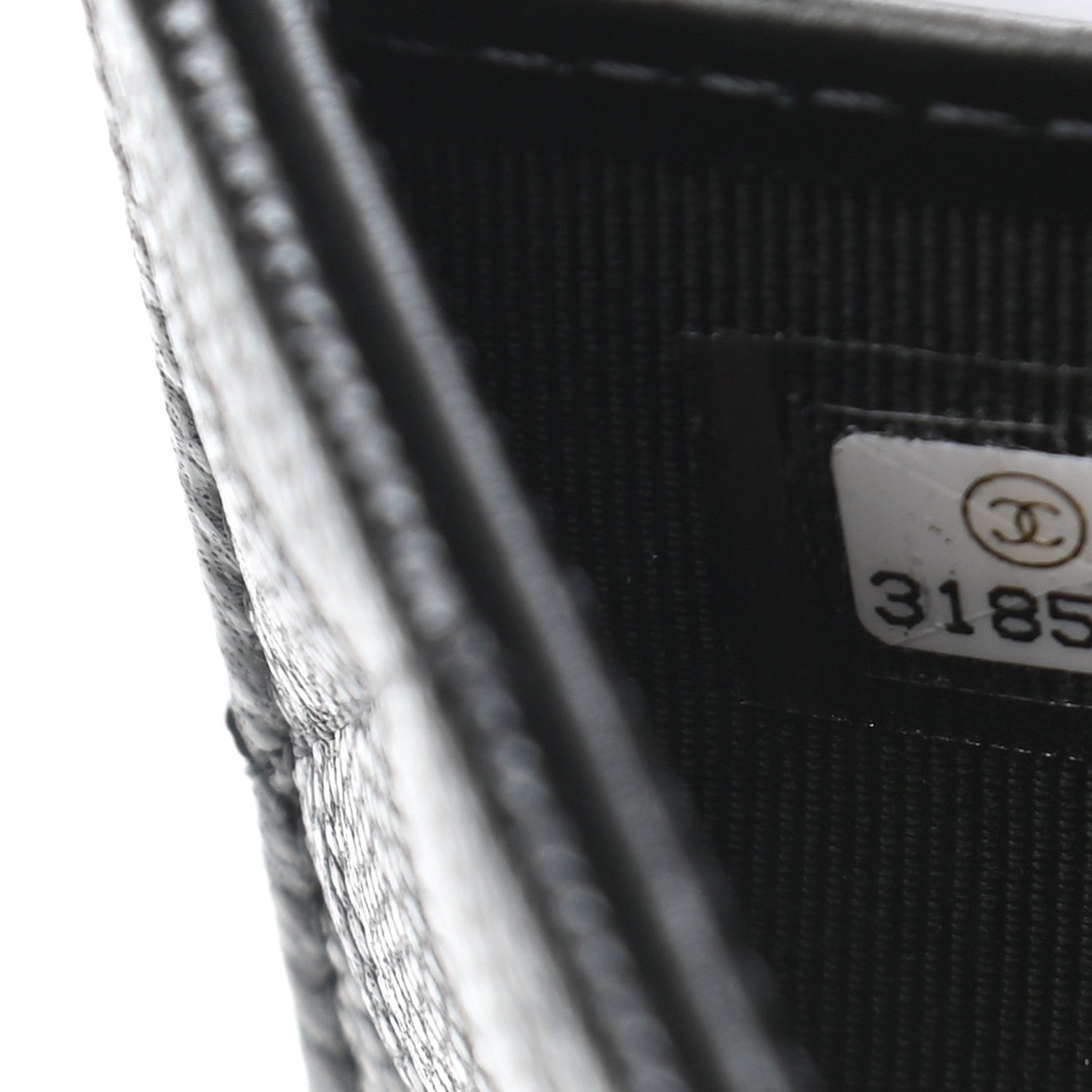 Chanel Caviar Quilted Large Boy Gusset Flap Wallet Black 8 of 9