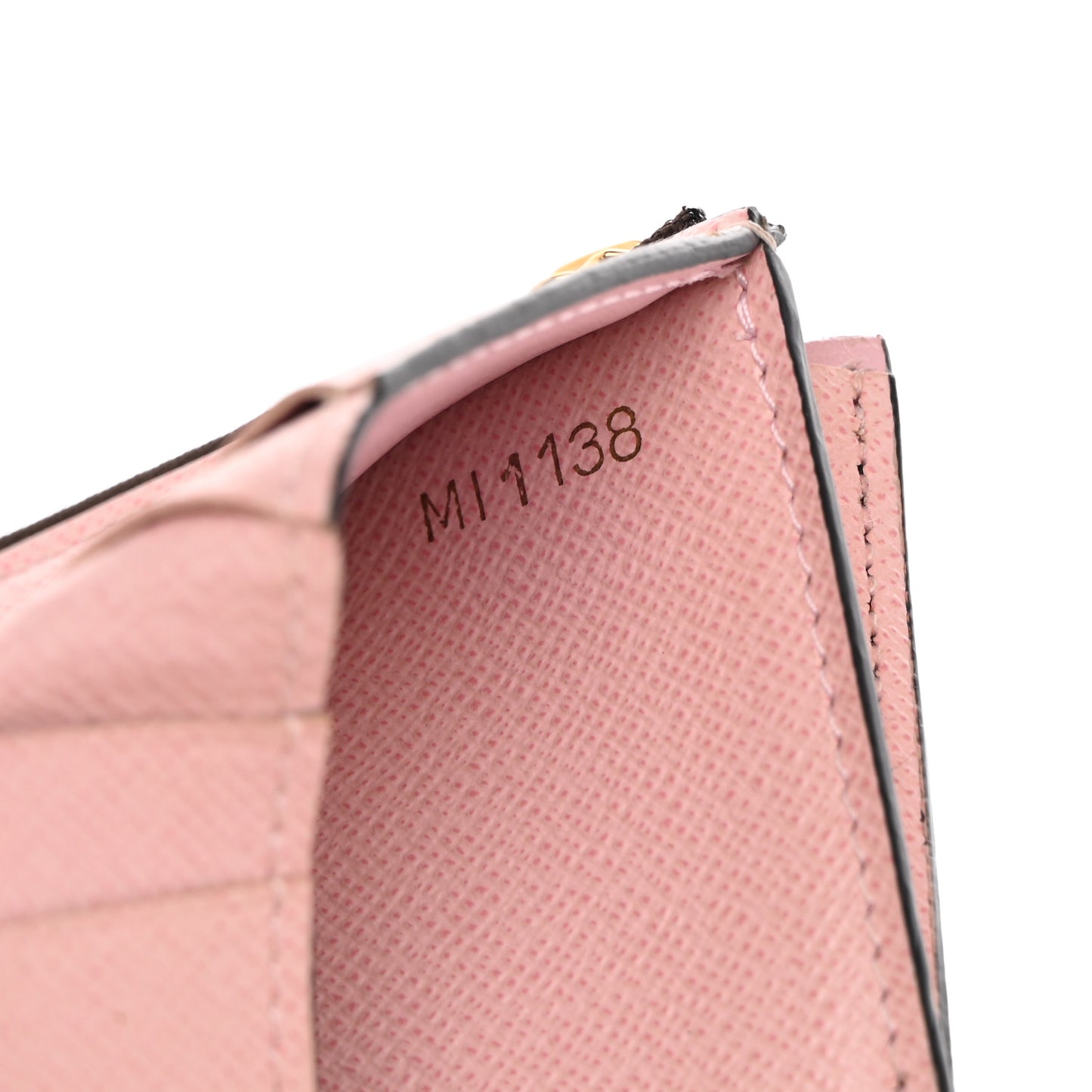 Monogram Zoe Wallet Rose Ballerine