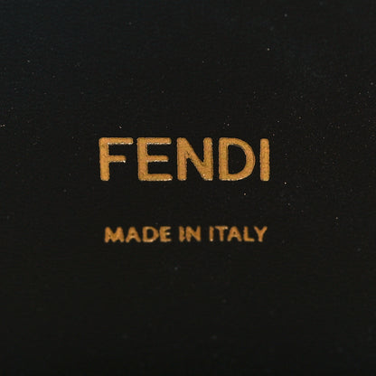 Fendi Raffia Vitello King Macrame Mesh Large Peekaboo X-Tote Natural Black Cuoio 6 of 9