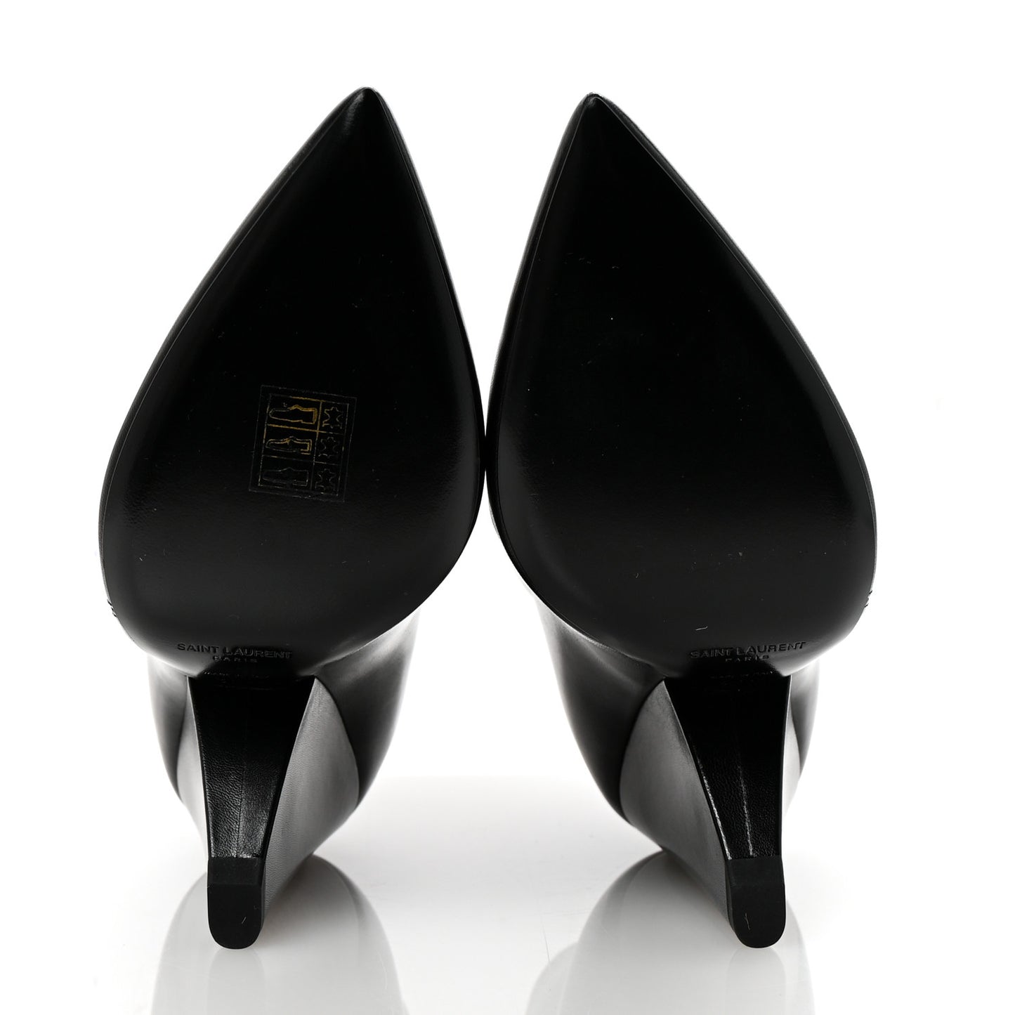 Calfskin Niki 85 Wedge Booties 39.5 Black
