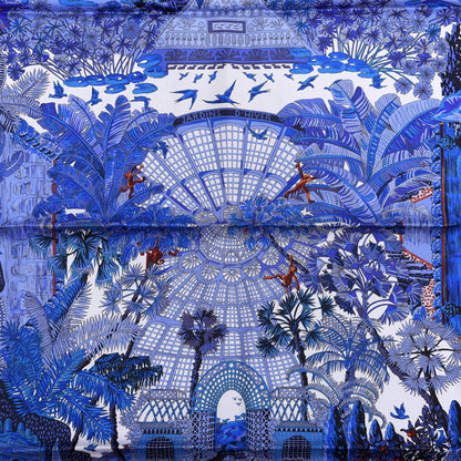 Hermes Silk Jardins D’hiver Scarf 90 2 of 5