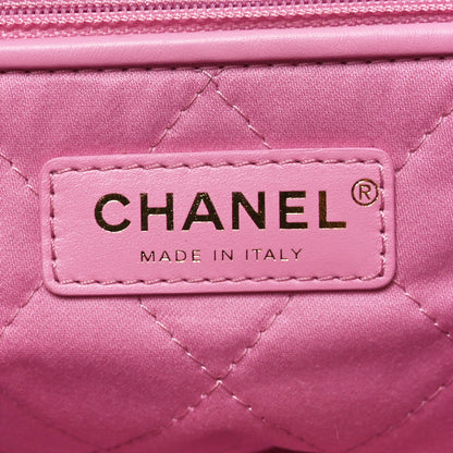 Chanel Shiny Calfskin Quilted Small Chanel 22 Pink 7 of 11