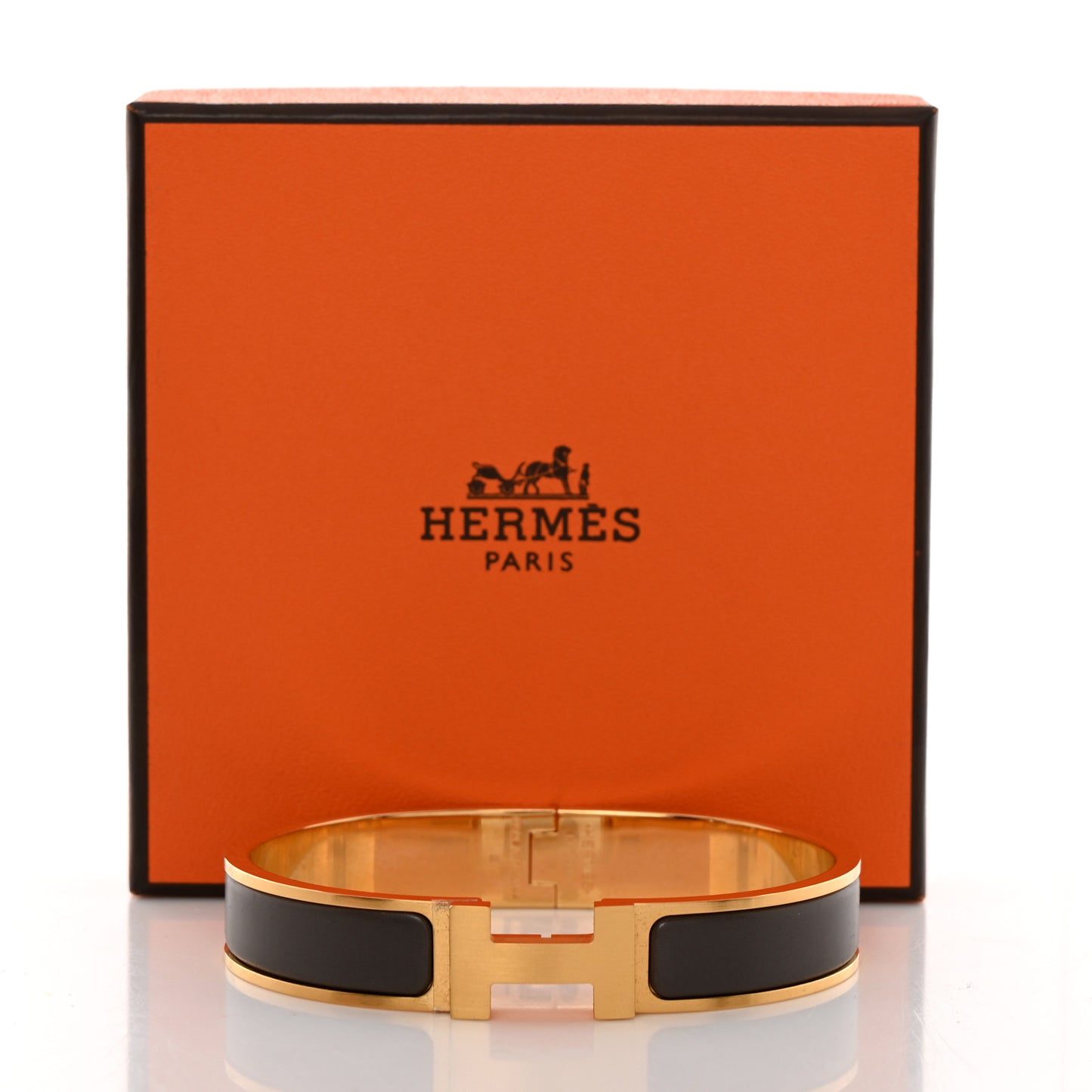 Matte Enamel Narrow Clic Clac HH Bracelet T5 Etain