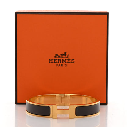 Hermes Matte Enamel Narrow Clic Clac HH Bracelet T5 Etain 5 of 5