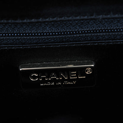 Chanel Lace Timeless Perfume Bottle Top Clutch Black White 6 of 7