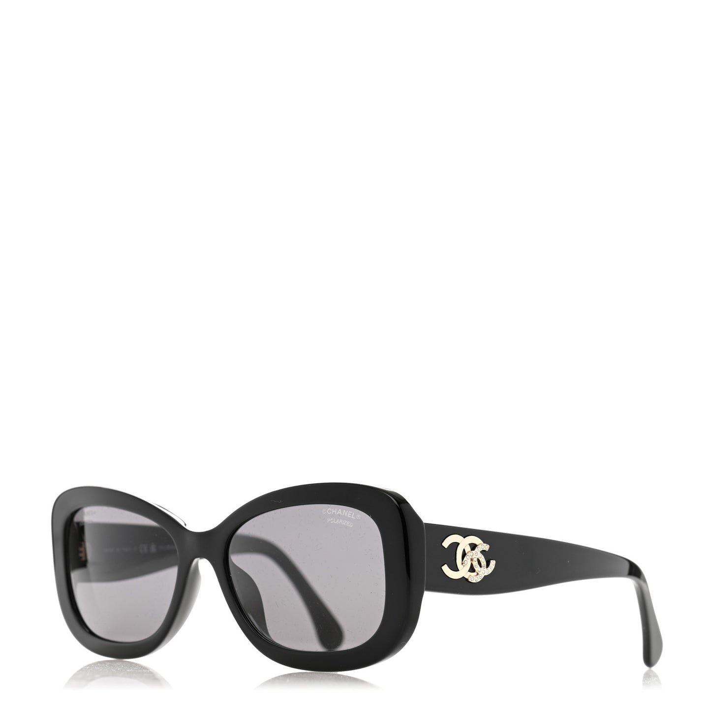 Acetate Polarized CC Sunglasses 5468-B-A Black