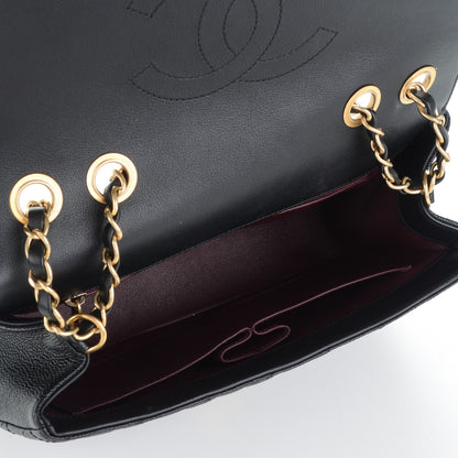 Chanel Caviar Quilted Medium CC Filigree Flap Black 5 of 7