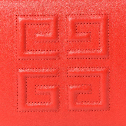Givenchy Lambskin Logo Zip Around Wallet Red 8 of 8