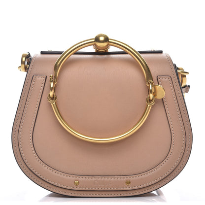 Chloe Calfskin Suede Small Nile Bracelet Bag Biscotti Beige 1 of 9