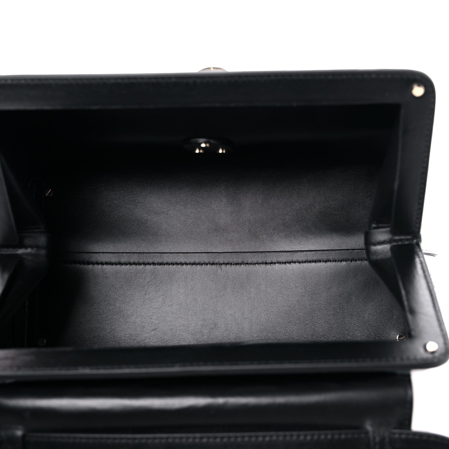 Chloe Metallic Calfskin Penelope Clutch Silver 5 of 11