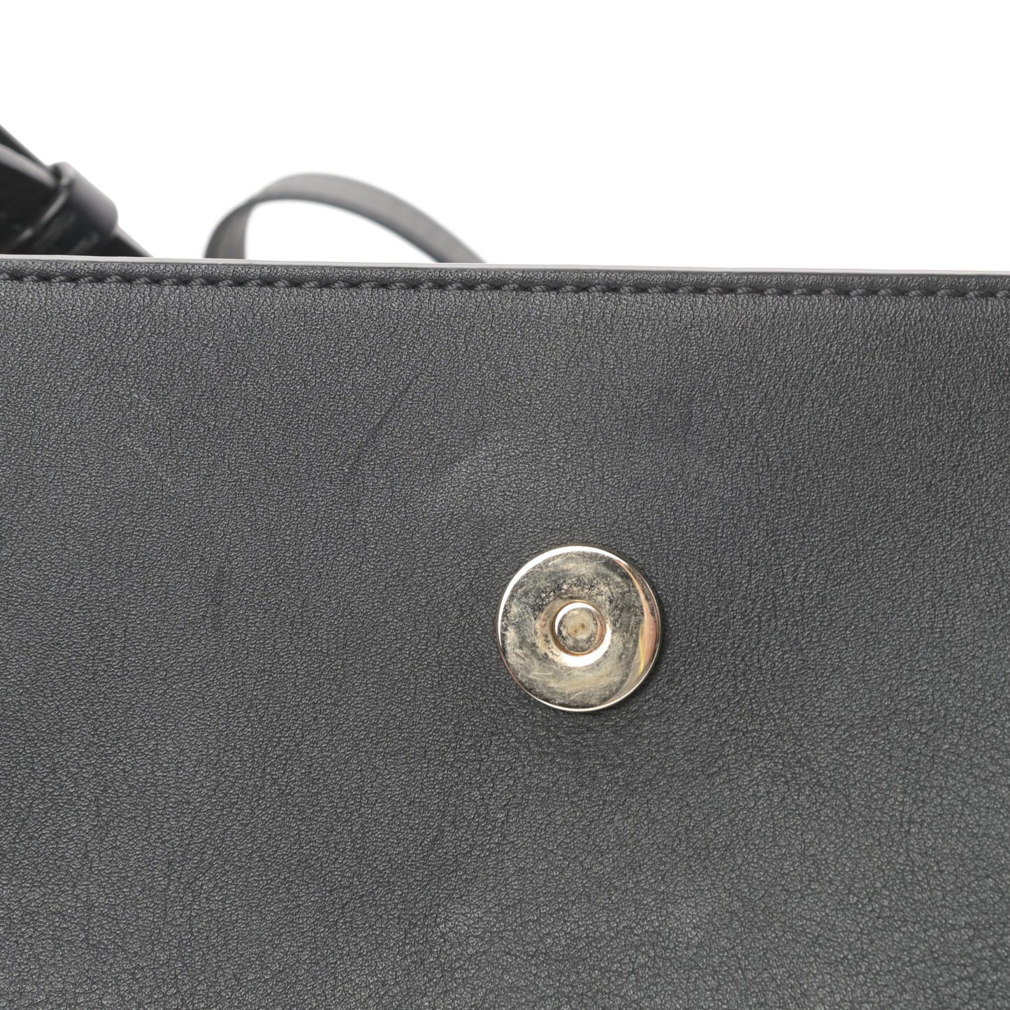 Suede Calfskin Small Faye Shoulder Bag Black