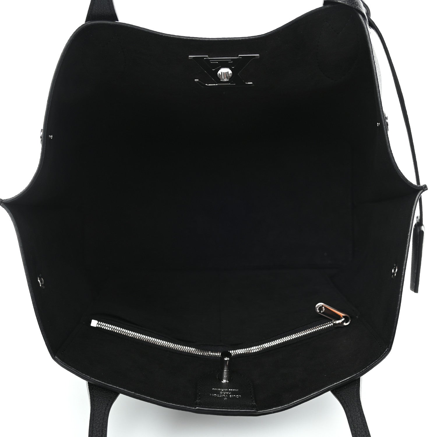 Louis Vuitton Calfskin Lockme Go Tote Black 8 of 8