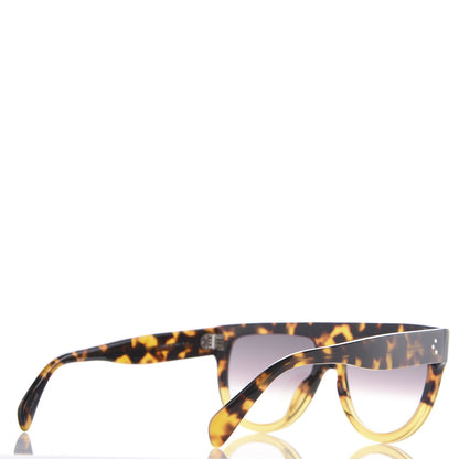 Celine Acetate Aviator Sunglasses CL40001l Havana 4 of 7
