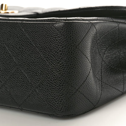 Chanel Caviar Quilted Jumbo Double Flap Black 10 of 10