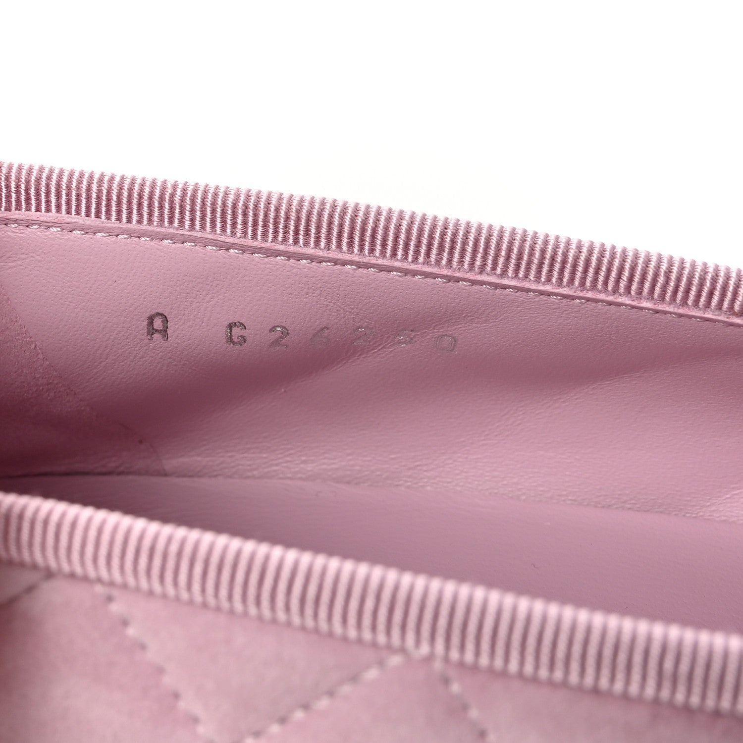 Chanel Suede Quilted Cap Toe CC Ballerina Flats 38.5 Light Pink 9 of 10