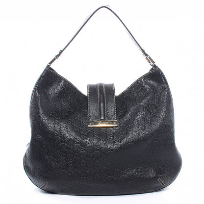 Gucci Guccissima New Ladies Web Large Hobo Brown 1 of 8