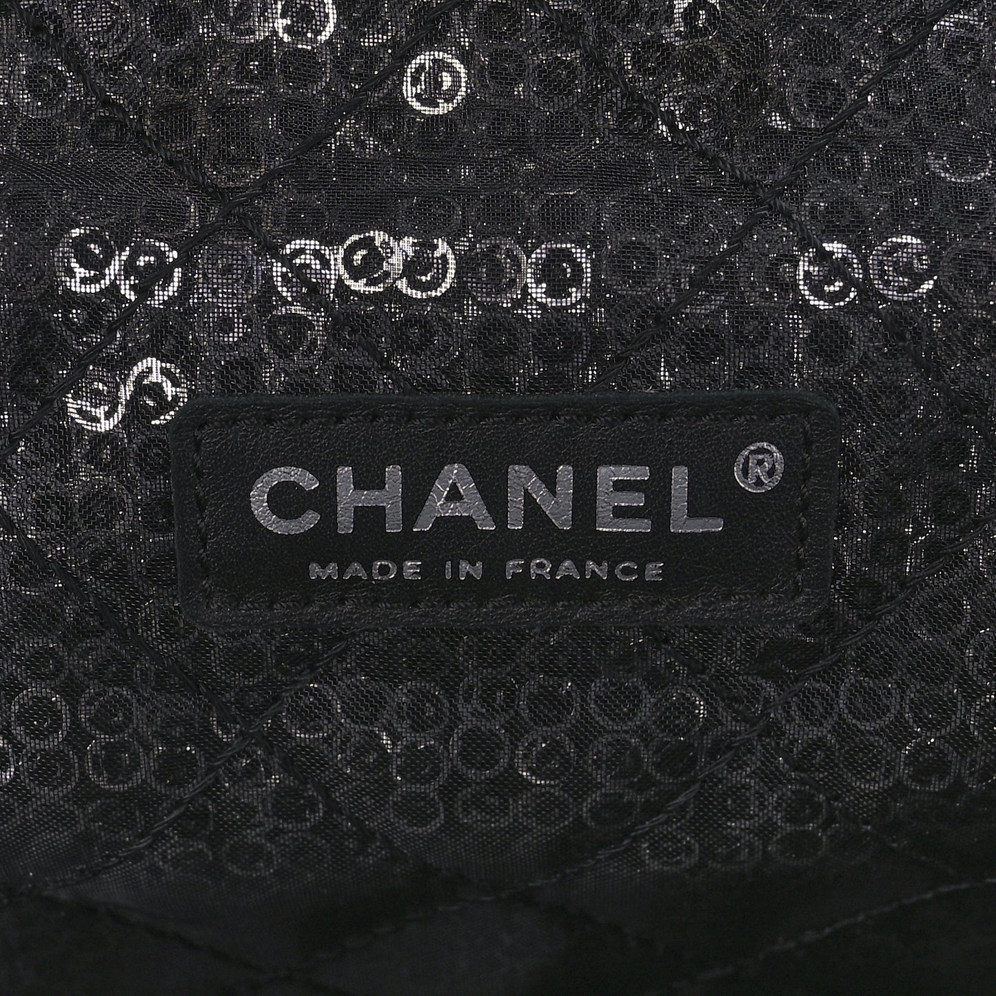 Hidden Sequin Maxi Flap Black