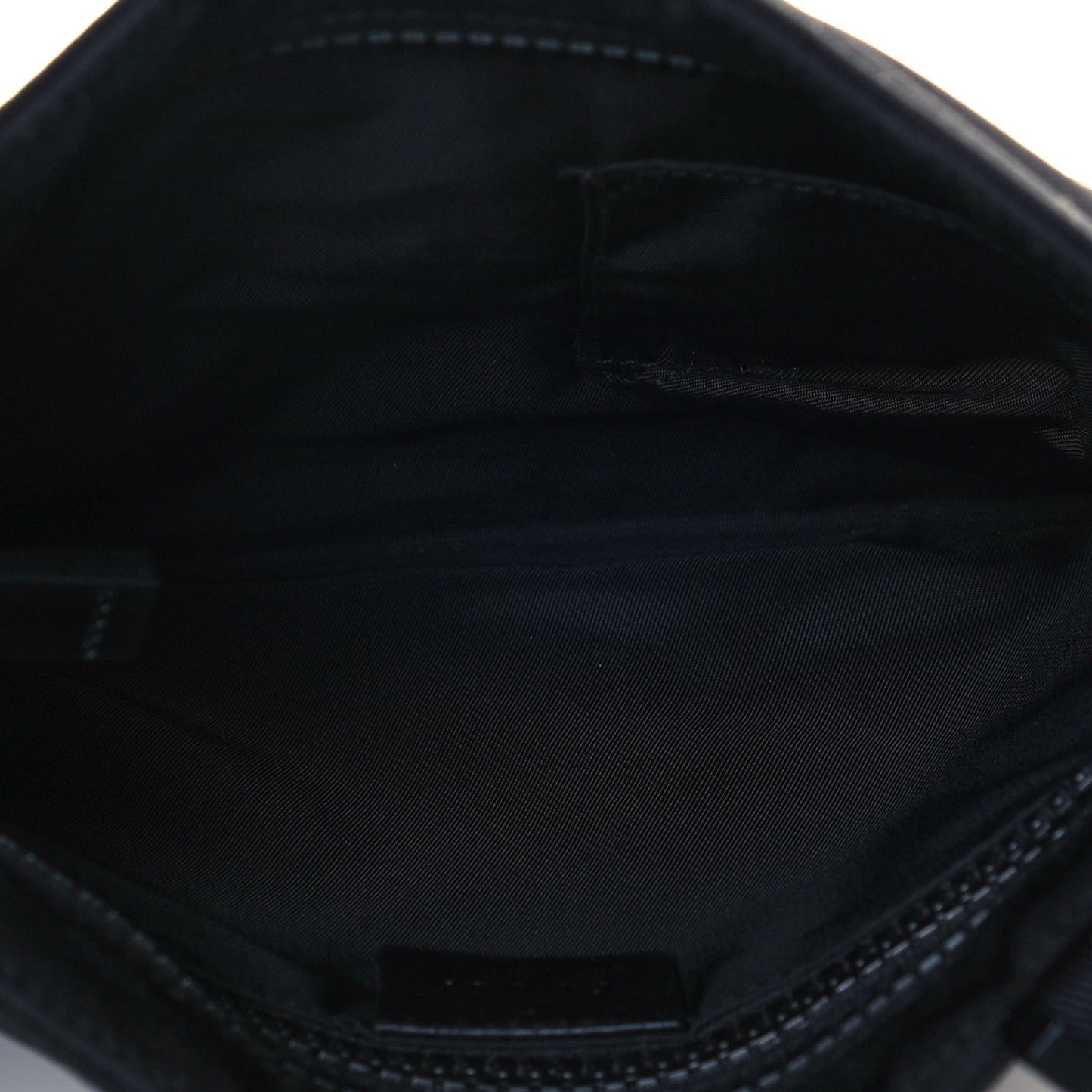 Nylon Web Interlocking G Messenger Bag Black