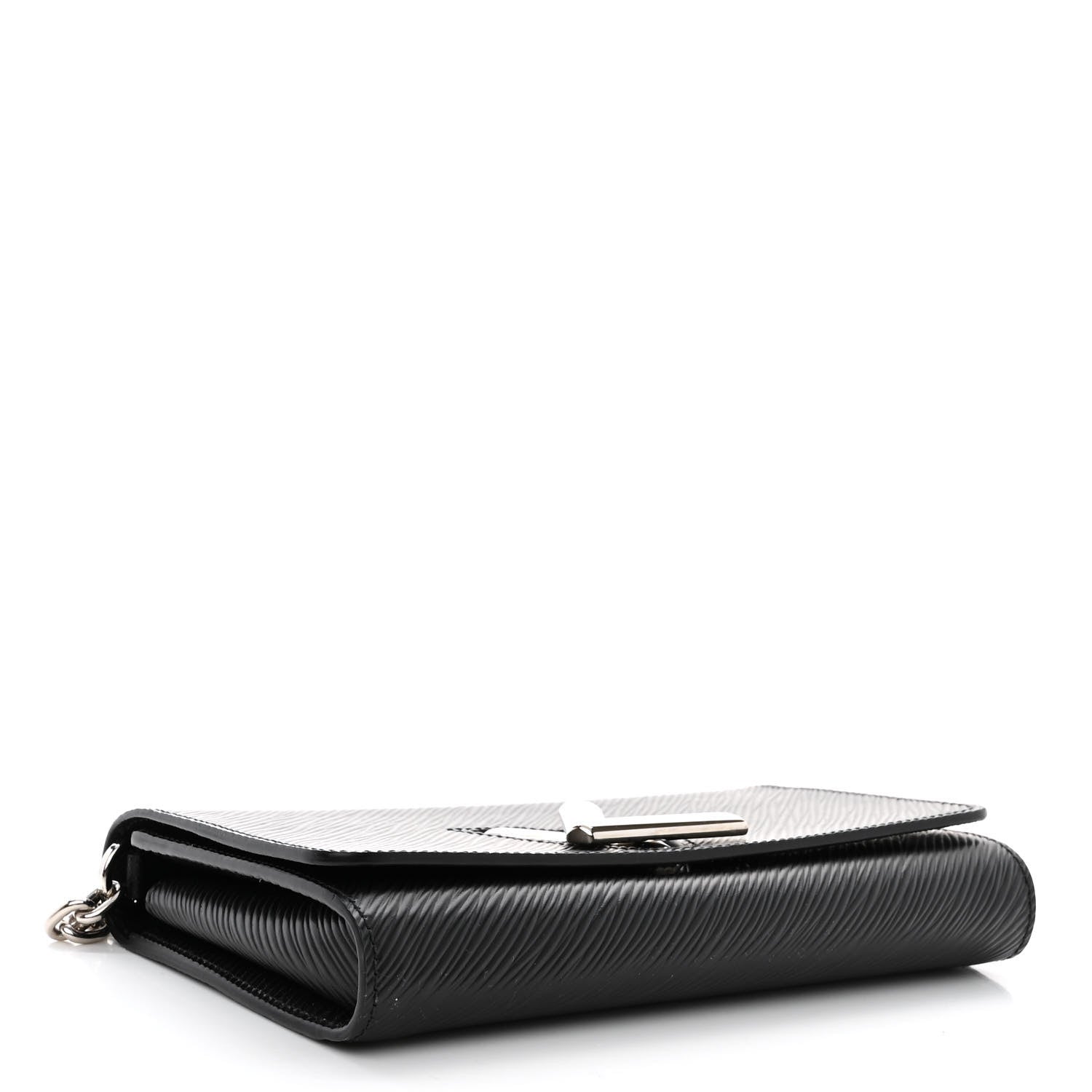 Louis Vuitton Epi Twist Chain Wallet Black 4 of 12