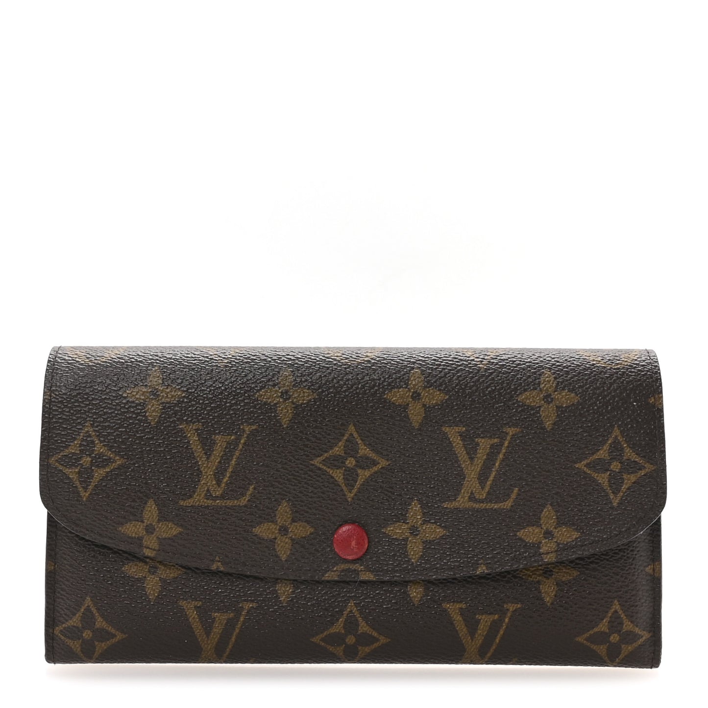 Monogram Emilie Wallet Red