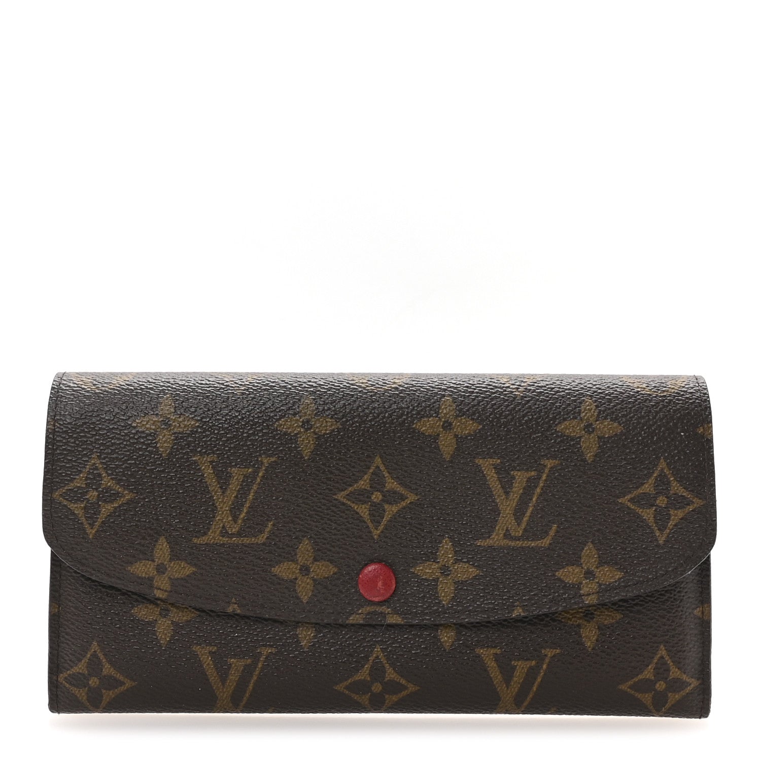 Louis Vuitton Monogram Emilie Wallet Red 1 of 11