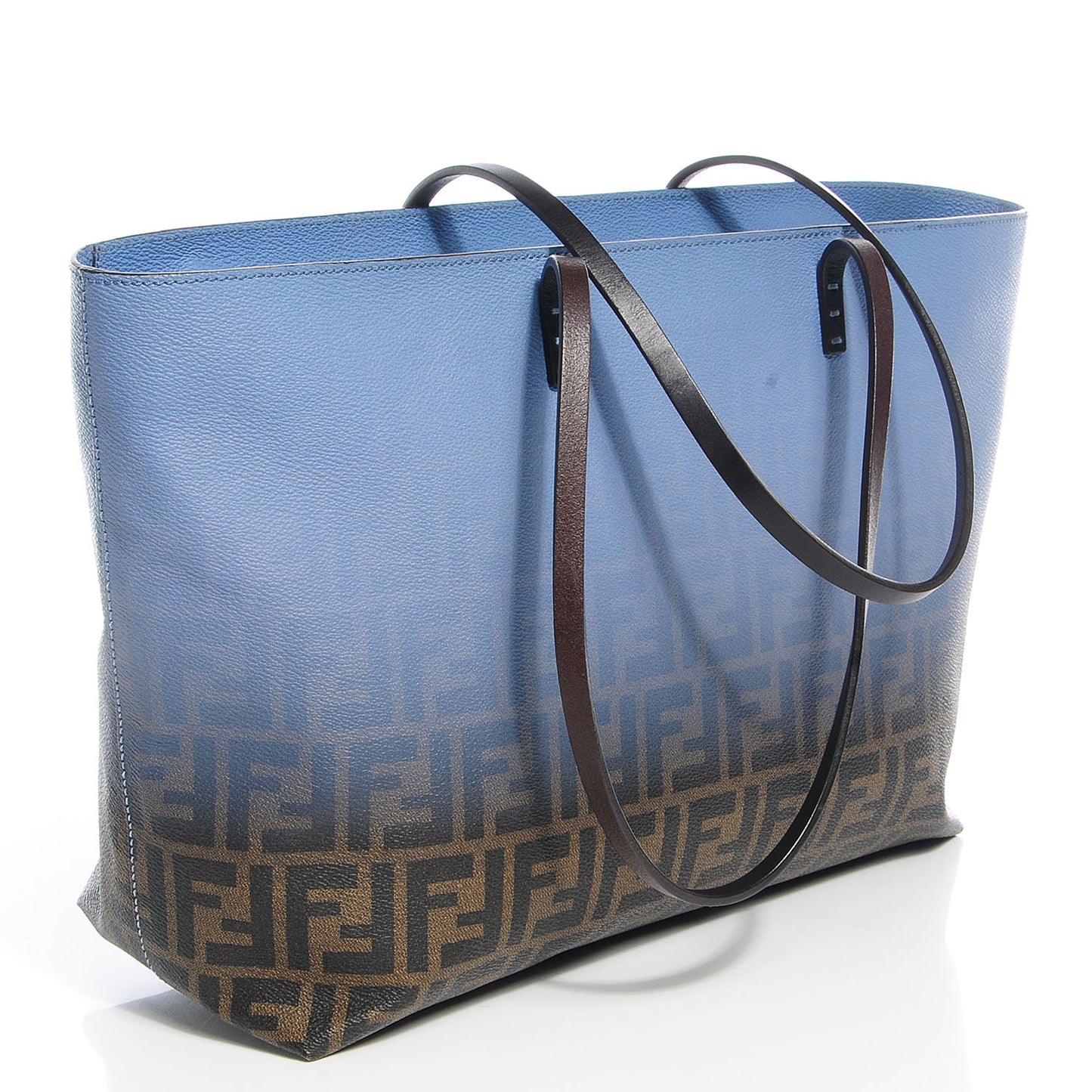 Zucca Spalmati Ombre Large Roll Tote Tobacco Nebula