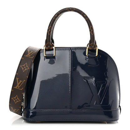 Louis Vuitton Patent Monogram Alma BB Marine 1 of 13