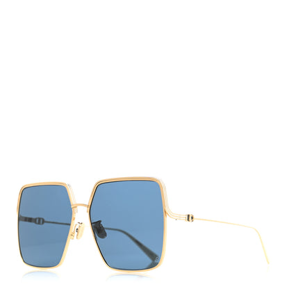 Christian Dior Metal EverDior Square Sunglasses Gold 1 of 8