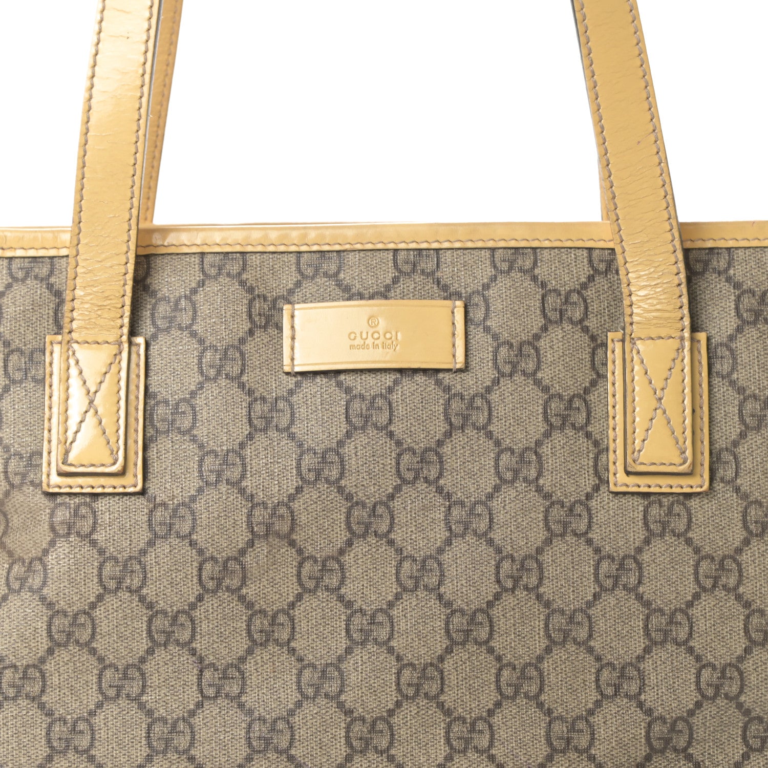 Gucci GG Supreme Monogram Small Joy Tote Yellow 8 of 24