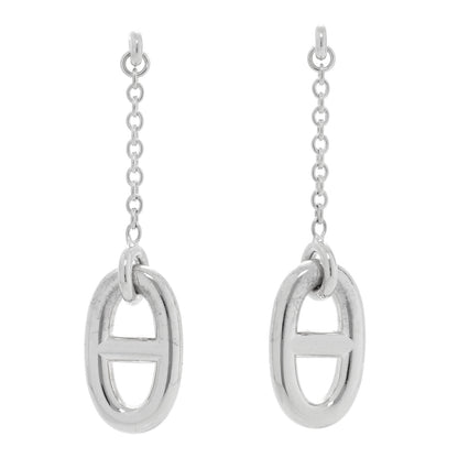 Hermes Sterling Silver Farandole Drop Earrings 1 of 5