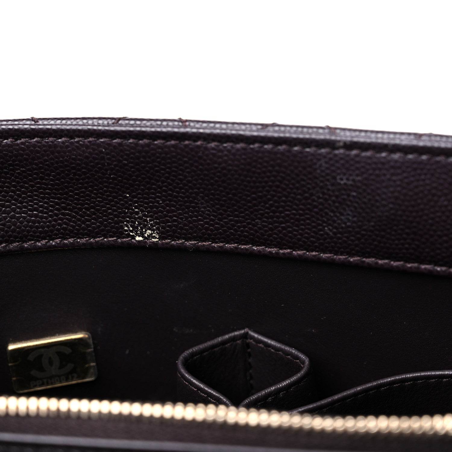 Chanel Caviar Quilted Small Coco Handle Flap Dark Brown 10 of 10