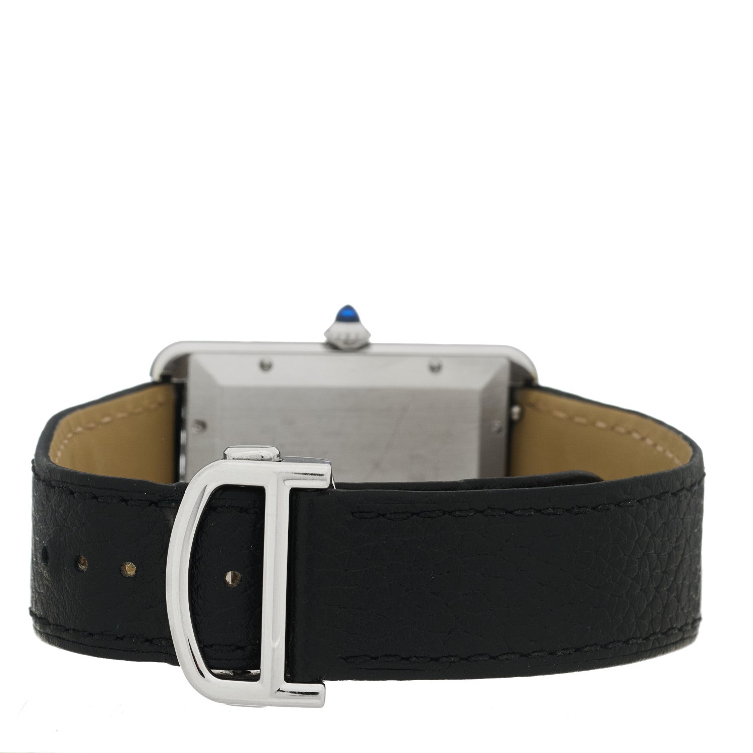 Cartier Stainless Steel Calfskin 31mm Tank Must Automatic Watch 3 of 5