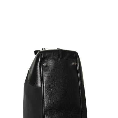 Prada Tessuto Nylon Saffiano Tote Black 6 of 10