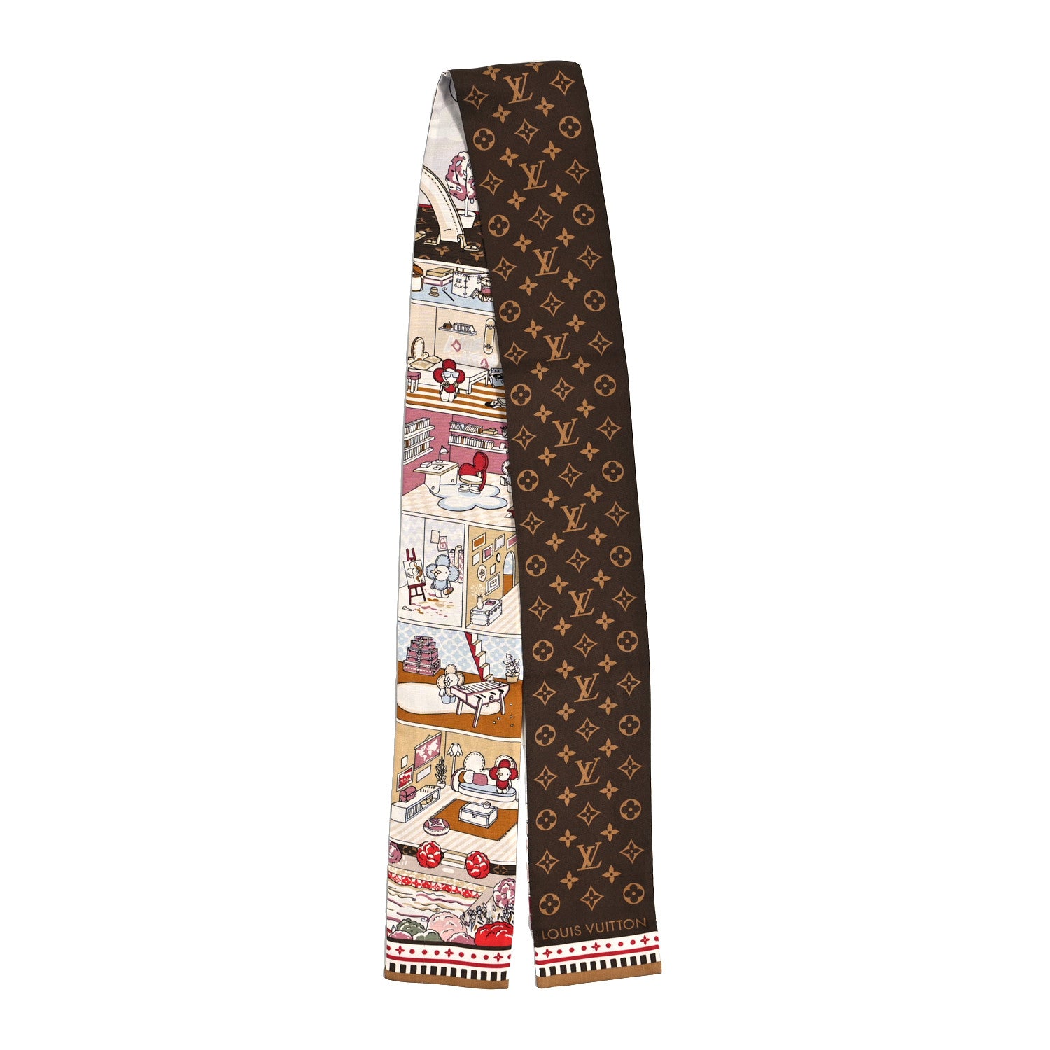 Louis Vuitton Silk Vivienne World Bandeau Multicolor 2 of 4
