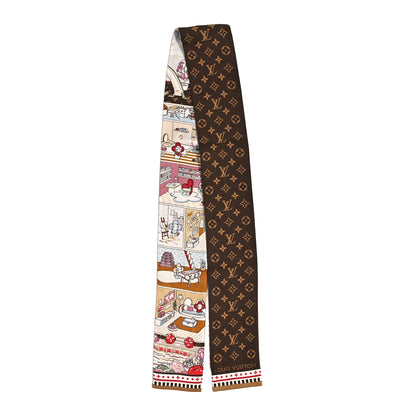 Louis Vuitton Silk Vivienne World Bandeau Multicolor 2 of 4