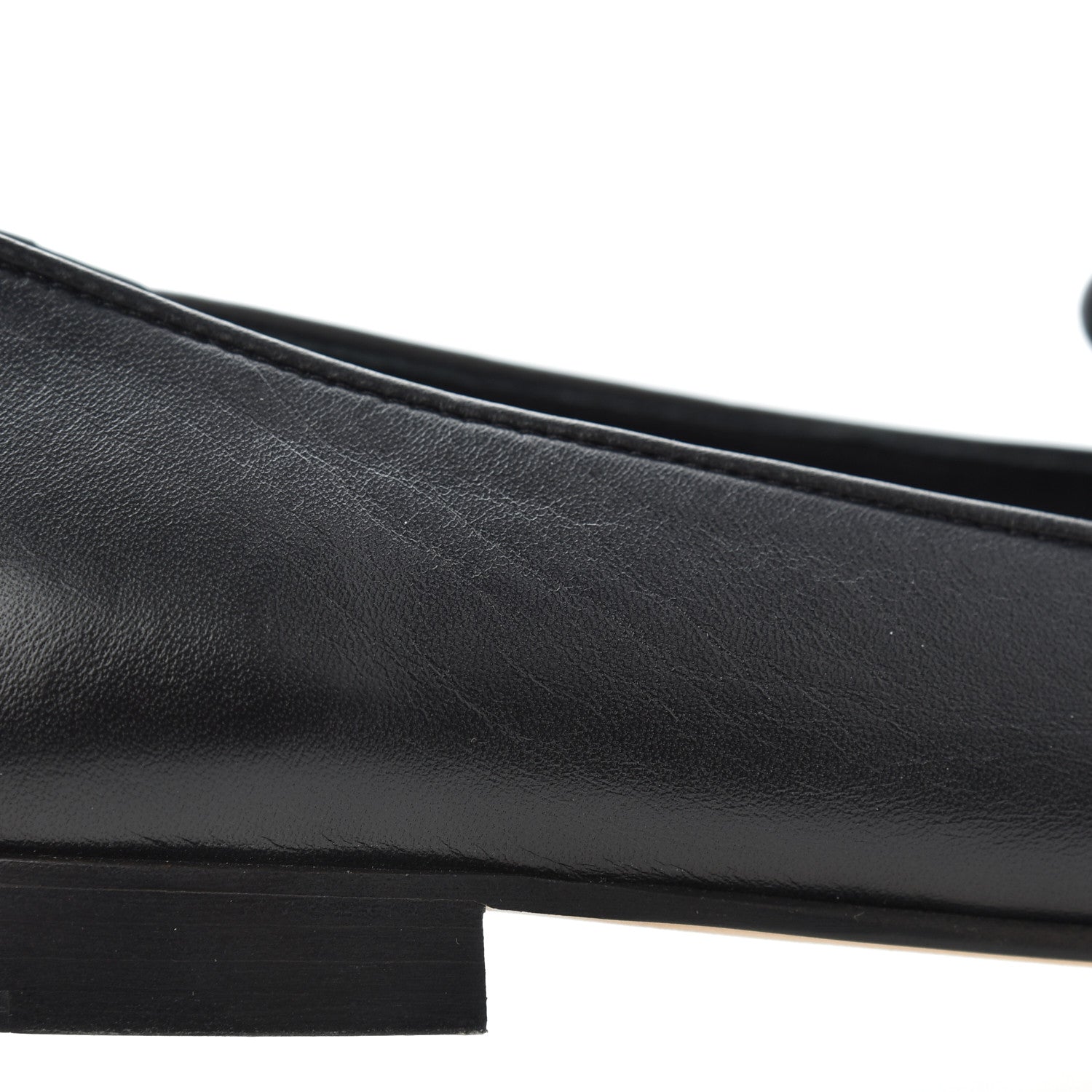 Chanel Lambskin Pearl CC Loafers 37 Black 14 of 17